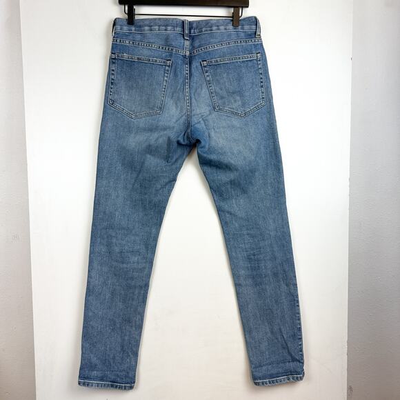 Everlane Mens Slim Leg Denim Jeans Blue - 31x32 - Picture 3 of 9